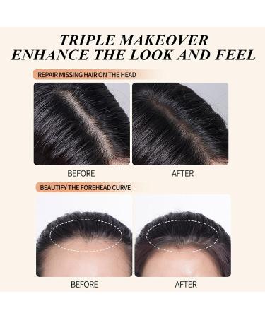 Root Touch Up Powder Hairline Powder Dark Brown Hair Root Colour Touch Up Quick Cover Grey Hair in Hair Regrowth Treatments for Root Concealer-(Dark Brown) - Buy Online on GoSupps.com