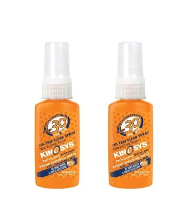 KINeSYS SPF 30 KIDS Fragrance Free Clear Spray Sunscreen for sensitive skin Hypoallergenic Broad Spectrum UVA/UVB protection for Face & Body PABA and Oxybenzone FREE 4 Fl Oz and 2 Pack 1 Fl Oz - Buy Online on GoSupps.com