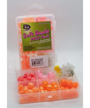 BnR Tackle SBCLSA Soft Beads Pro Packs, Clack/Sandy Pack