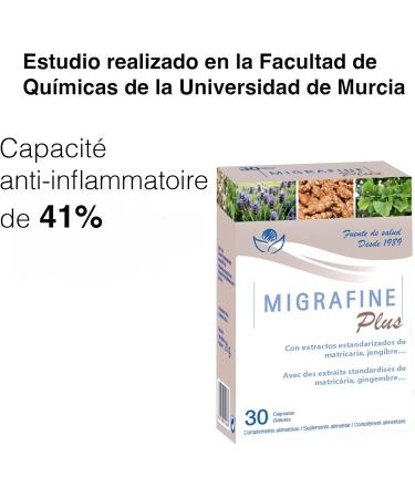 Migrafine Plus 30 capsules Herbetom Bioserum | Matrix helps maintain head relaxation hops promote a calming effect on the nervous system - Buy Online on GoSupps.com