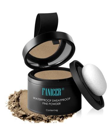 Hair Root Touch-Up Hair Concealer Hair Thickening Powder and Root Corrector for Men and Women Quick and Easy to Thicken Hair Water Resistant -4g Medium Brown