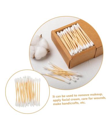 Organic Cotton Ear Cleaning Buds - Double Tipped Cotton Swabs for Makeup & Cosmetic Use - Eco-Friendly Cotton Tips - Buy Online on GoSupps.com