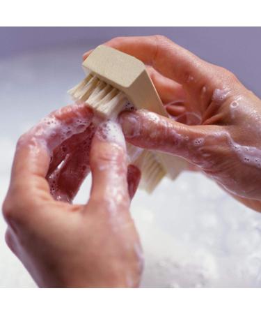 4 Pcs Wooden Nail Brush - Non-Slip Scrub Brush for Fingernail and Toe Cleaning - Buy Online on GoSupps.com