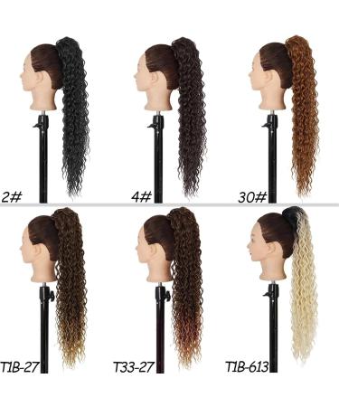 Ponytail Extensions Long Wave Curly Drawstring Ponytail Extension for Black Women 26 Inch Synthetic Drawstring Ponytail Clip in Afro Curly Fake Hair Ponytail for Women (Color : 1B Size : 26inches) 26inches 1B - Buy Online on GoSupps.com