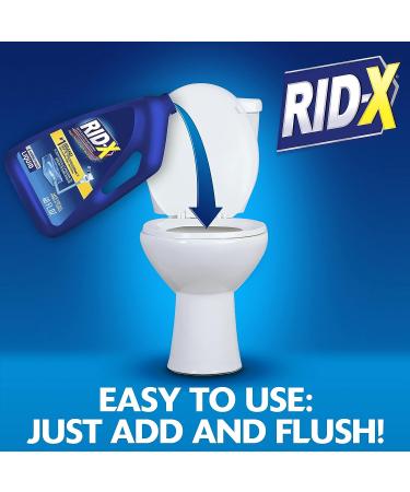 RID-X Professional Septic Treatment Liquid 48 Fl Oz - 6 Month Supply (Pack of 4) - Buy Online on GoSupps.com