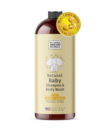 My Little North Star Baby Shampoo, Gentle Head-To-Toe 2-in-1 Baby Soap, Baby Shampoo and Body Wash and Natural Baby Shampoo and body wash + Baby Bubble Bath (Citrus Lavender 1 Pack)