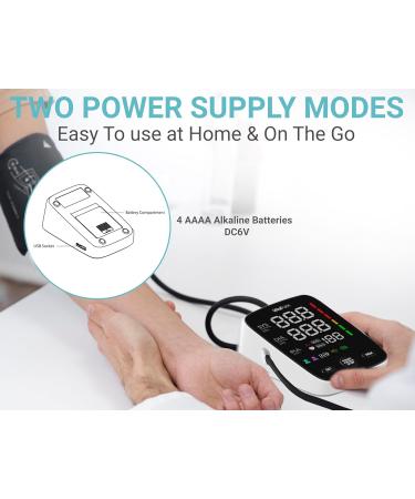 Buy Blood Pressure Monitor - Digital BP Monitor with Adjustable Cuffs | 2x120 Reading Memory & Large LED Display | Fast International Shipping - Buy Online on GoSupps.com