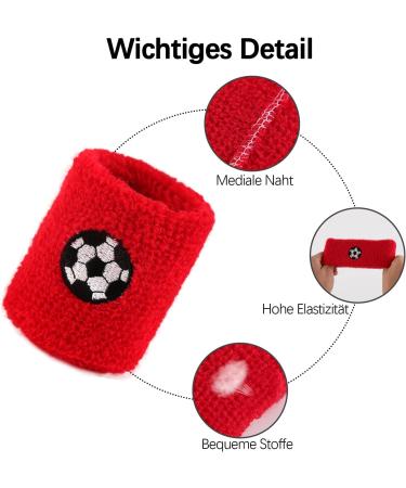 12 Pack Sweatband Wristbands - Absorbent Football & Basketball Gear for Athletes - Buy Online on GoSupps.com