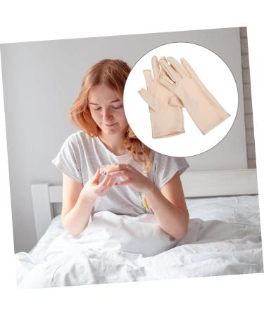WOFASHPURET 1 Pair Ladies sun protection gloves salon gloves Half Finger Gloves Skin Gloves Golfing Gloves Anti- Fingerless Gloves riding gloves Manicure Glove Accessories Miss summer cloth 21x7.5x0.8cm - Buy Online on GoSupps.com