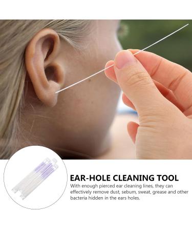 Healeved Ear Piercing Kit - 180pcs, Rose Fragrance, Odor Removal, Disposable Ear Care & Hole Cleaning Tool for Adults - Violet Men's Earrings - Buy Online on GoSupps.com