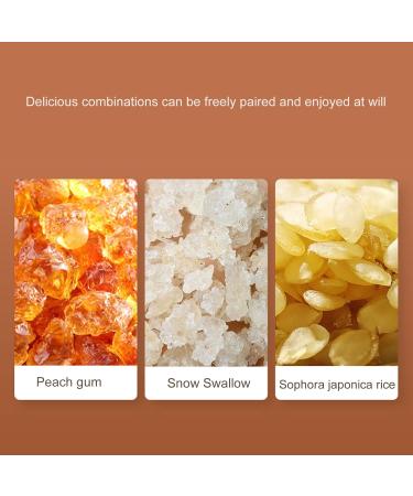 Peach Gum Honey Horn Rice Snow Yan Combination150g (30 bags) Peach Gum Combination Can be cooked with goji berries red dates rock sugar and fruits independent Package - Buy Online on GoSupps.com
