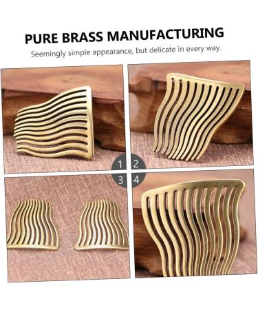 HONMEET 1pc Hairpin Comb Wedding Headpiece Handmade Ornaments Handmade Hair Clip Hair Pin Decorative Hair Clips Bridal Hair Clips Bridal Headdress Bride Headpieces for Wedding Brass - Buy Online on GoSupps.com