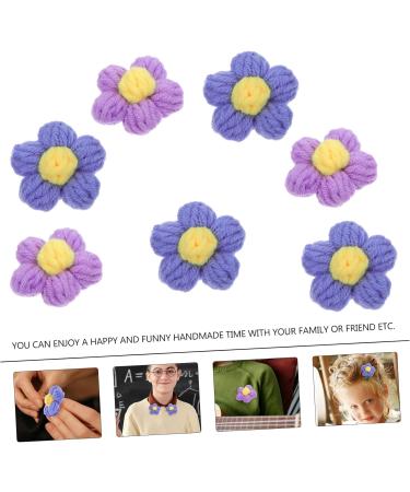 Cabilock 10pcs Hairpin Accessories Ornament Sew on Floral Patches Kids DIY Hair Pin Materials Clothing Button Assorted Color 4 4X4cm - Buy Online on GoSupps.com
