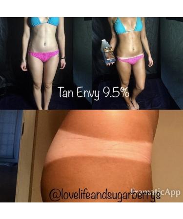 Tan Envy European Blend 9.5% DHA Sunless Airbrush Spray Tanning Solution 64oz - Buy Online on GoSupps.com