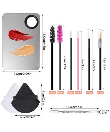 255-Piece Disposable Makeup Applicators Kit | Essential Tools for Makeup Artists | Eyeliner Brushes, Mascara Wands, Lip Brushes & more - Buy Online on GoSupps.com