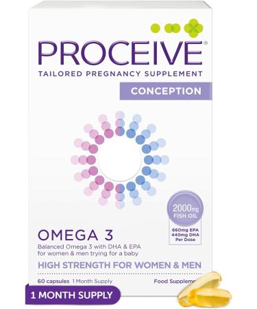 Proceive Tailored Fertility Supplements for Men Bundle Men s Pre-Conception Vitamins & Minerals for Pre Pregnancy Support and Omega 3 Fish Oil Supplement - Buy Online on GoSupps.com