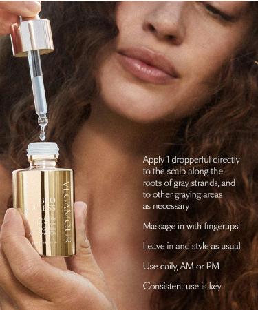 VEGAMOUR GRO AGELESS Anti-Gray Hair Serum with Caffeine, Niacinamide, B Vitamins, Peptides, Protein & Vitamin E - Buy Online on GoSupps.com
