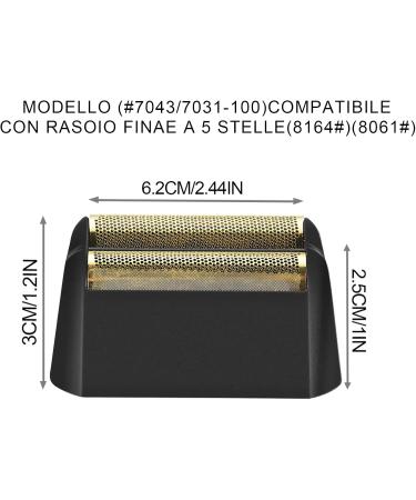 AUDOC Replacement Foil for 5 Star Series Finale Professional Shaver Compatible with Wahl Shaver Foil Replacement Heads - Buy Online on GoSupps.com