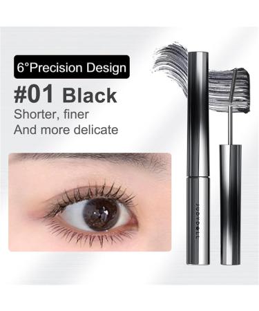 Judydoll Mascara Mascara 3D Judy Doll Bristleless Mascara Natural Thickening Lengthening Mascara No Clumping (6 Precision Design #01Black) - Buy Online on GoSupps.com