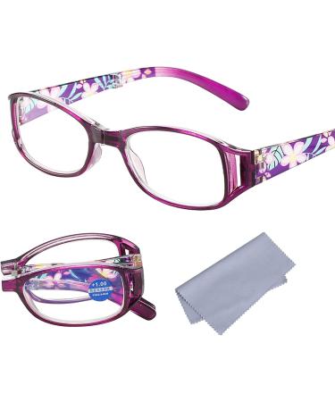 Joxigo 4 St ck Frauen Lesegl ser Anti-Blaulicht Faltbare kompakte Brillen mit Etui f r 55-59 Jahre - Buy Online on GoSupps.com