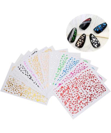 Easy To Use Nail Decoration Sticker Nail Art Sticker Real Pattern Salon Shop for Home - Buy Online on GoSupps.com