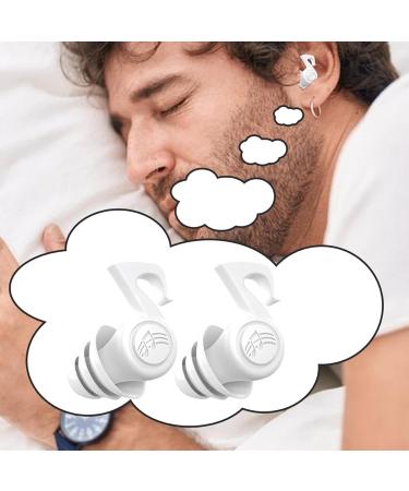 Soft Sleep Earplugs - High Decibel Noise Reduction Hearing Protection Ear Plugs | Effective Multi-Purpose Earplugs for Studying Traveling Working Washable and Reusable Ear Plugs for Quiet Sleep White 1 count (Pack of 1) - Buy Online on GoSupps.com