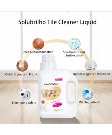 Solubrilho Tile Cleaner Powerful Decontamination Floor Tub and Tile Cleaner Multipurpose Cleaner Removes Dirt & Grime Shower(2PCS) - Buy Online on GoSupps.com