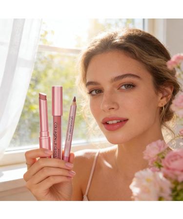 JINGLING Lipstick and Lip Contour Set High Pigmentation Makeup NonSmearing Makeup Lip Gloss for Women and Girls for Daily Use Night Party Date Travel 1 - Buy Online on GoSupps.com