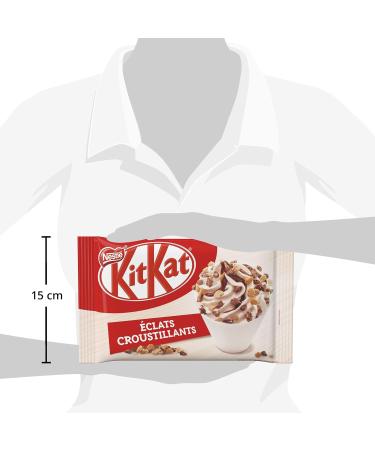 KITKAT Topping | Crunchy Brisures De KitKat | Rainforest Alliance Certified Cocoa | To Enhance All Your Desserts | 400g - Buy Online on GoSupps.com