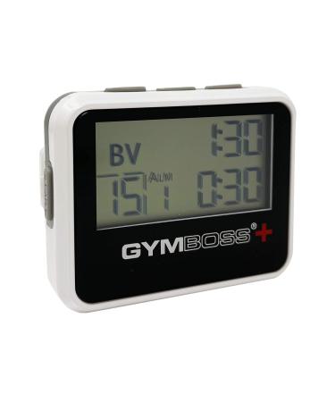 Gymboss Plus Interval Timer and Stopwatch - WHITE/BLACK High Gloss White / Black - Buy Online on GoSupps.com