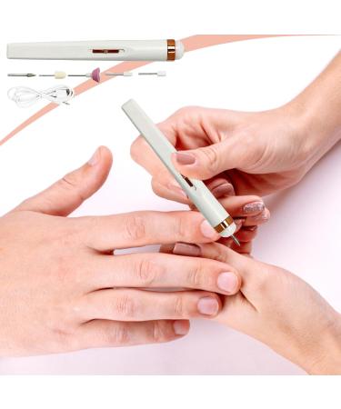 Electric manicure pedicure nail polymers ergonomic highspeed nail file with polishing function for family friends White - Buy Online on GoSupps.com
