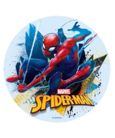 Dekora - 231362 Spiderman cake topper made of sugar-free edible paper - 16 cm Spiderman 16 cm - Buy Online on GoSupps.com