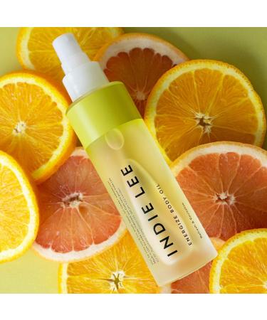Indie Lee Energize Body Oil - Hydrating Essential Oils for Smooth Skin | Grape Seed Jojoba Marula & Orange - 4oz (125ml) - Ideal for All Skin Types - Buy Online on GoSupps.com