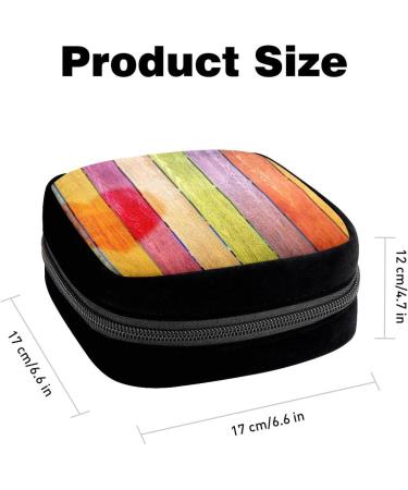 GIAPB Period Bag & Makeup Pouch on Colorful Wooden Planks Background - Color4741 - Buy Online on GoSupps.com