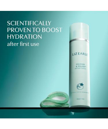 Liz Earle Cleanse & Polish Hot Cloth Face Wash - Gentle Facial Cleanser & Exfoliating Cotton Cloth - Boosts Hydration and Reveals Instant Radiance (100ml) - Buy Online on GoSupps.com