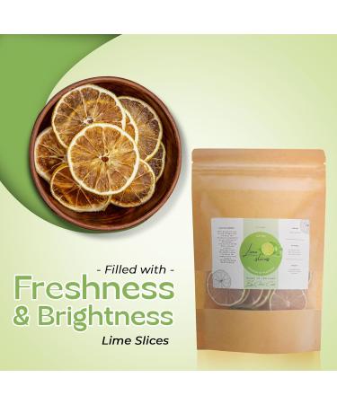 Cocktail Crowd Dried Lime Slices Wheels for Drinks Garnishes cooking Baking Sugar Free dehydrated Dried Lime Fruit Slices for Cocktails Gin Water Removed Nothing (25 Grams) - Buy Online on GoSupps.com