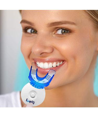 LUELLI Teeth Whitening Kit - 5X LED Tooth Whitener with 12ml Serum for Bright Smile - Buy Online on GoSupps.com