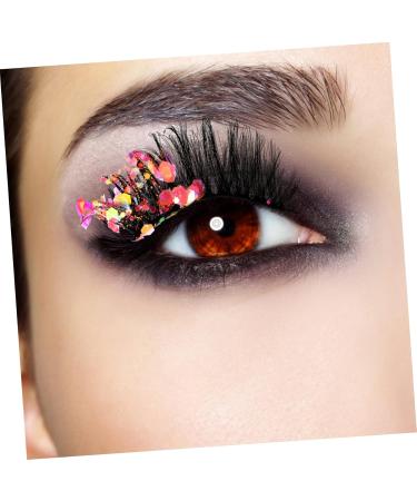 FRCOLOR 3 Pairs Fluorescent False Eyelashes Lashes with Color Lashes with Glitter Colored Lashes Glitter Lash Extensions Glitter Lashes Long Fake Eyelash Slim High-grade Fiber Sequins 3d - Buy Online on GoSupps.com