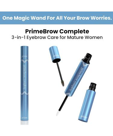 PrimeBrow Complete: 3-in-1 Eyebrow Care for Mature Women - Tints Shapes & Growth Serum in Taupe | Shop Internationally - Buy Online on GoSupps.com