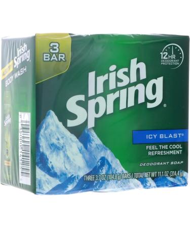 Buy Irish Spring Icy Blast Bath Bars - 4 oz Pack of 6 | International Shipping - Buy Online on GoSupps.com