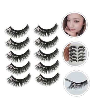 Beavorty 5 Pairs Diamond Eyelashes | Colorful Lash Extensions & Royal Silk False Lashes with Rhinestones | Natural Look Makeup - Buy Online on GoSupps.com