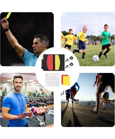 Buy Gvivej Referee Set - Football Referee Cards & Whistle Kit for Sports Coaching | International Shipping Available - Buy Online on GoSupps.com