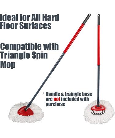 O Cedar EasyWring Spin Mop Replacement Heads - 3 Pack, Microfiber, Machine Washable - Buy Online on GoSupps.com