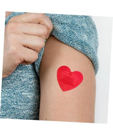Beaupretty 25pcs Heart Shaped Adhesive Bandages - Cute Portable Injury Care Patches for Home Use - Buy Online on GoSupps.com