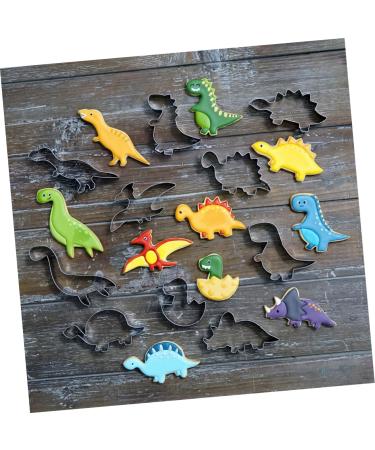 Zerodeko Christmas Biscuit 30 Pcs Dinosaur Baking Set DIY Mini Cookies Universe Theme Baking Dough Mini Animals Kids Baking Molds Cookie Ring Kids Suit Child Christmas Stainless Steel 10.3X5.3X2cmx3pcs Silverx3pcs - Buy Online on GoSupps.com