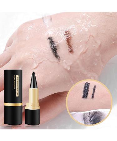 2 Pieces Black Eye Liner Waterproof Black Eye Liner Black Eye Pencil Gel Eyeliner Makeup Quick-Drying Matte Eyeliner Suitable for Daily Long-Lasting Eye Makeup (Black) - Buy Online on GoSupps.com