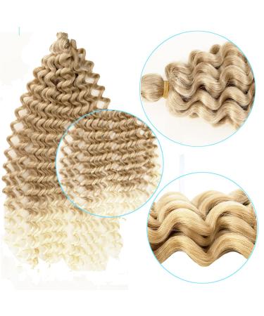 22 Inch Allgro Ocean Wave Crochet Hair 3 Packs - Deep Twist Braiding Hair Extension in 27/613# Color - Buy Online on GoSupps.com