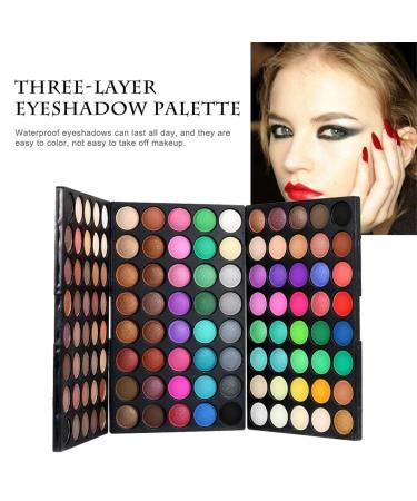 120 Colors Glitter Eyeshadow Palette - Long Lasting Waterproof & Highly Pigmented - All-in-One Makeup Kit & Holiday Gift Set for Women & Girls - Buy Online on GoSupps.com