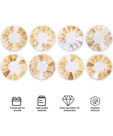 FOMIYES 24 Boxes Alloy Nail Decoration Nail Art Decorations Durable Nail Decorations Diy Accessories for Nail Moon Decorations Nail Accessory Manicures Decoration Rivet Decorate - Buy Online on GoSupps.com