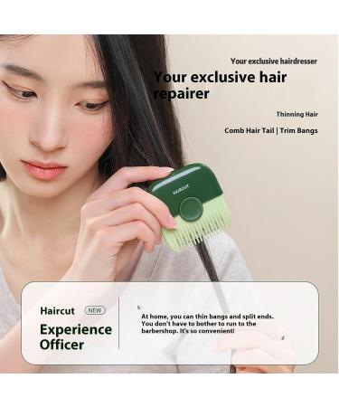 Trimpocket 2 in 1 Hair Trimmer & Comb for Kids Split Ends Remover & Baby Hair Razor Replaceable Blades for Bangs & Split Ends - Buy Online on GoSupps.com